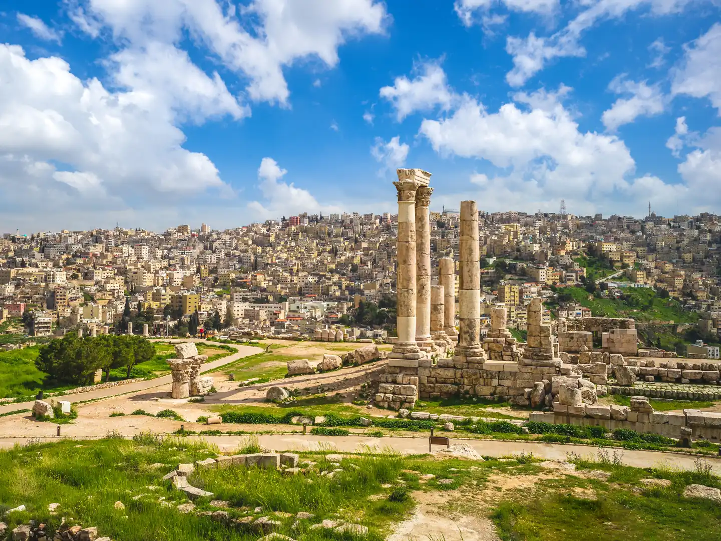 The Umayyad palace on the Amman Citadel